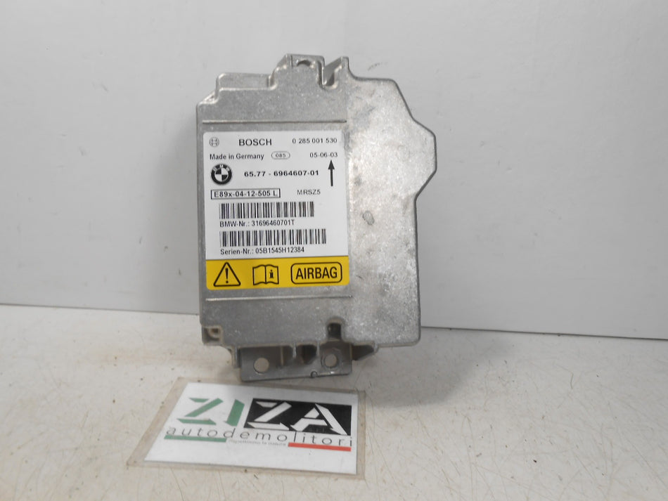 Centralina Airbag BMW E90 320d 2007 65.77-6964607-01 0285001530 Con Crash