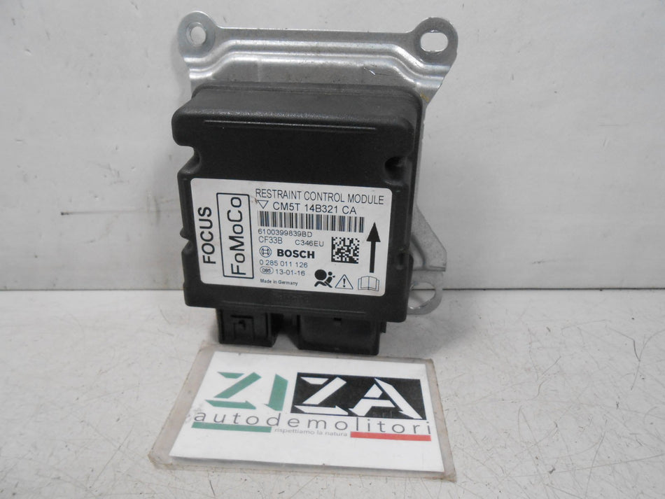 Centralina Airbag Ford Focus III 2013 CM5T-14B321-CA 0285011126 Con Crash
