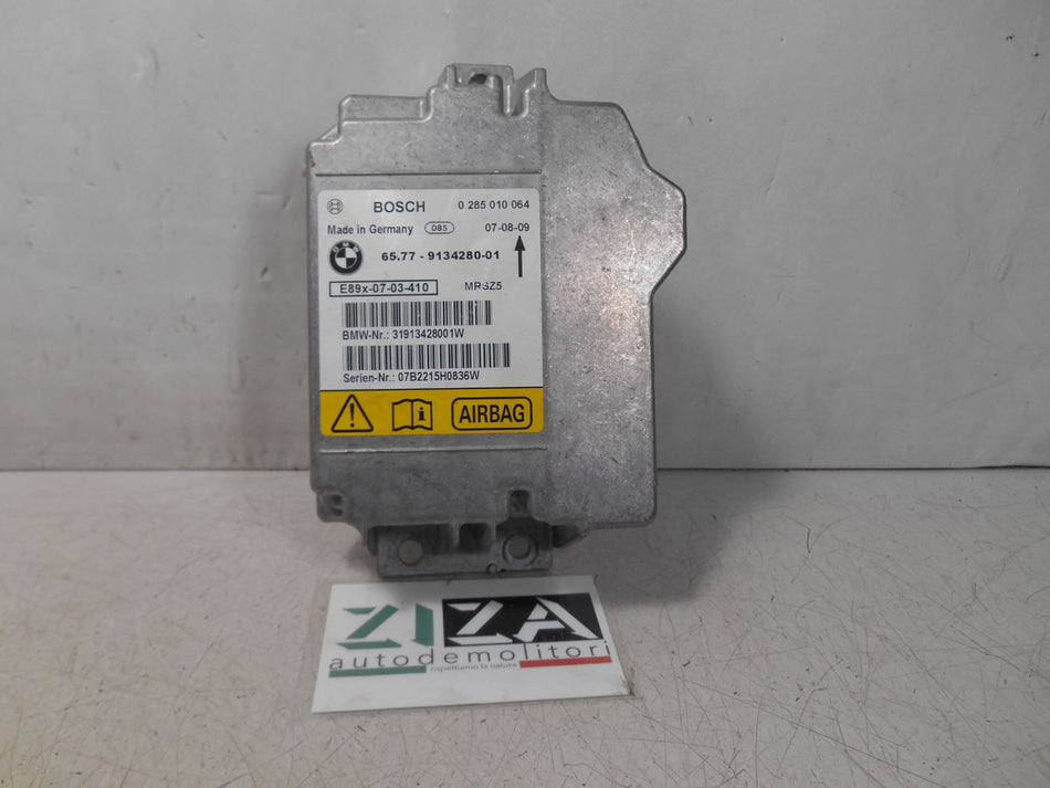 Centralina Airbag BMW E87 120D 2007 65.77-9134280-01 0285010064 Con Crash