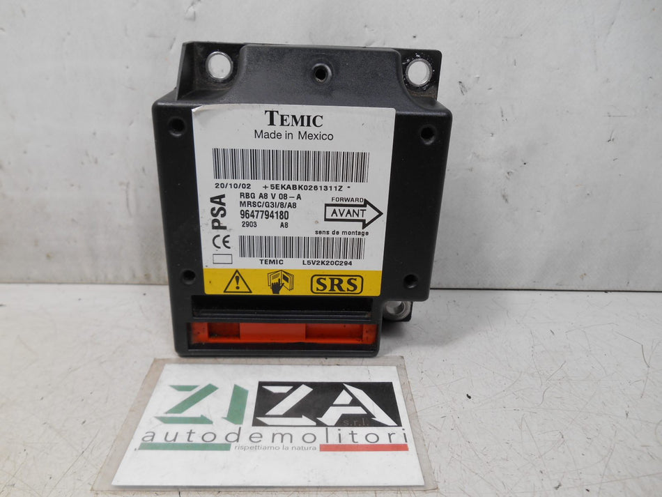 Centralina Airbag Citroen C3 I 2002 9647794180 No Crash