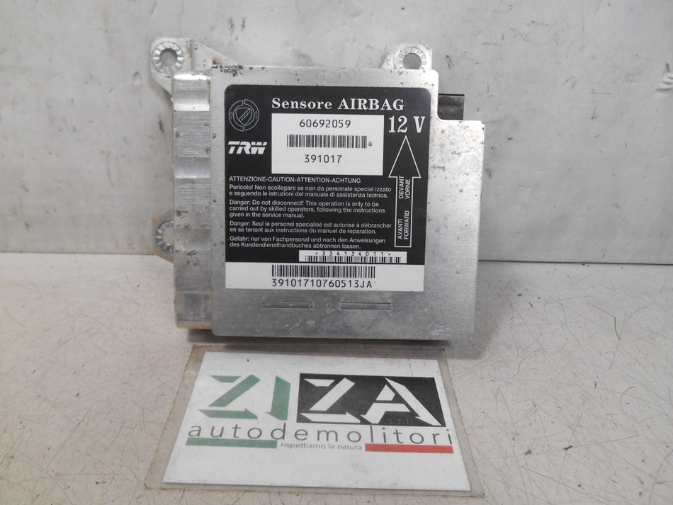 Centralina Airbag Alfa 159 2006 60692059 NO CRASH