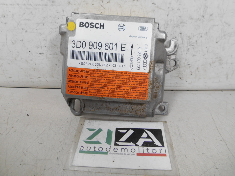 Centralina Dispositivi VW Touareg 2004 3D0909601E 0285001733 No Crash
