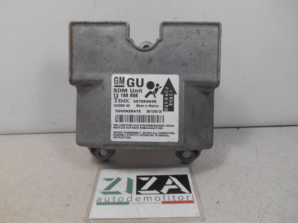 Centralina Airbag Opel Zafira B 2006 13188856 NO CRASH