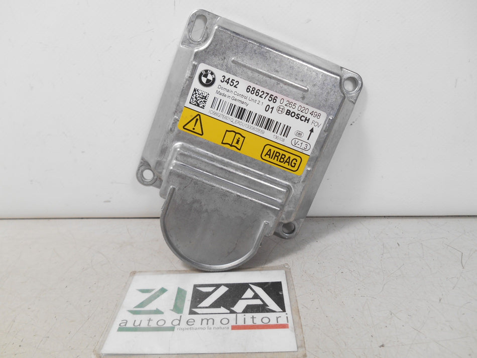 Centralina Airbag BMW F30 316D 2013 3452-6862756 0265020498 Con Crash