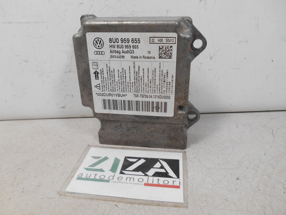 Centralina Airbag Audi Q3 2012 8U0959655 NO CRASH