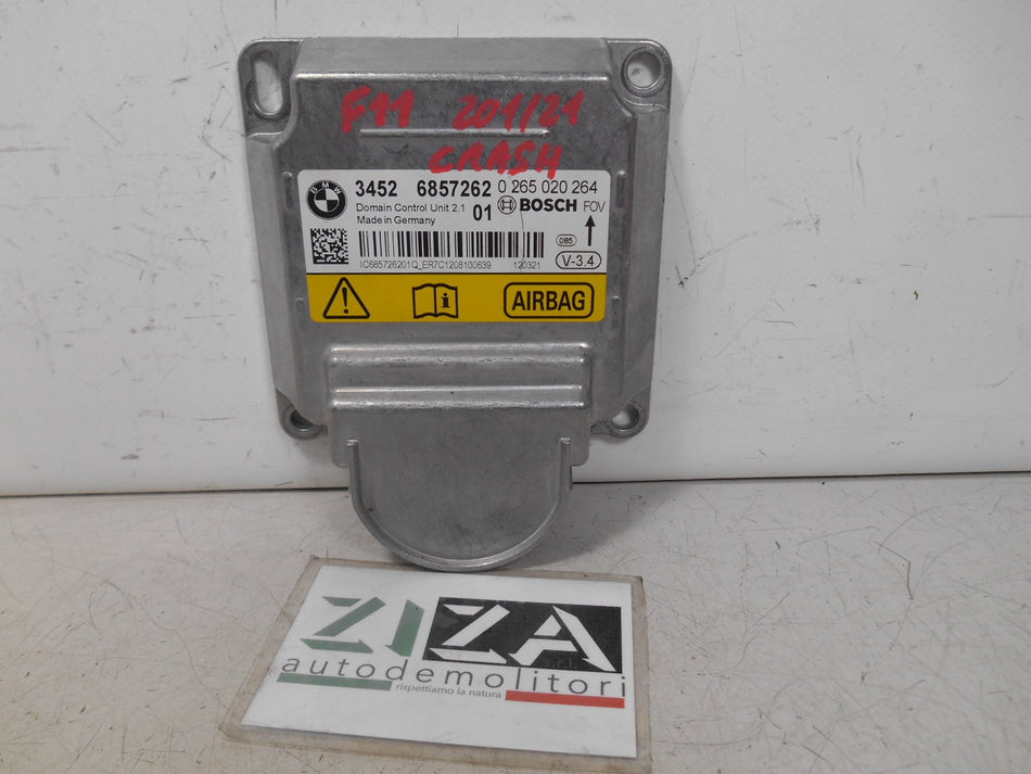 Centralina Airbag BMW F11 2012 3452-6857262 0265020264 Con Crash