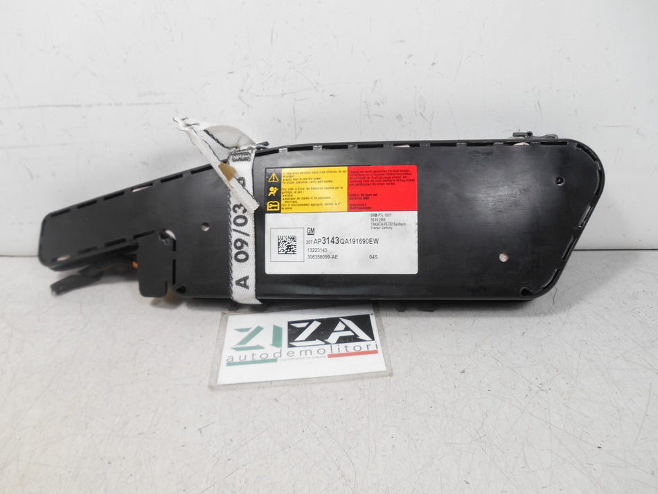 Airbag Laterale Sedile Destro Opel Insignia 2009 13223143