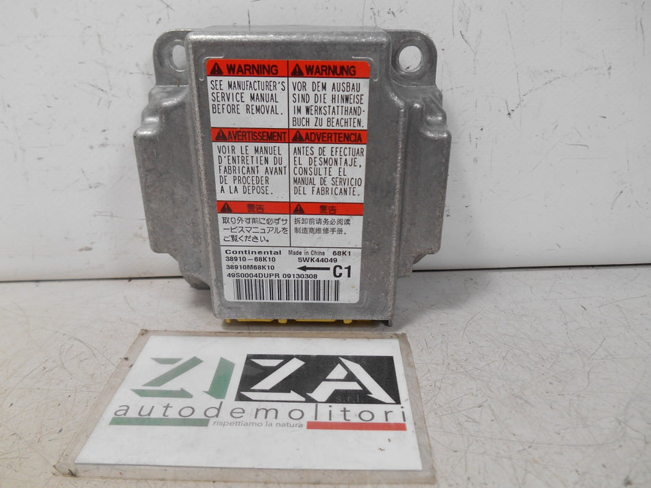 Centralina Airbag Suzuki Alto 2013 38910-68K10 38910M68K10 Con Crash