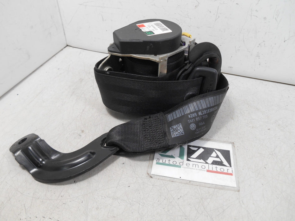 Cintura Sicurezza Anteriore Sinistra VW Golf V Plus 2006 5M1857705