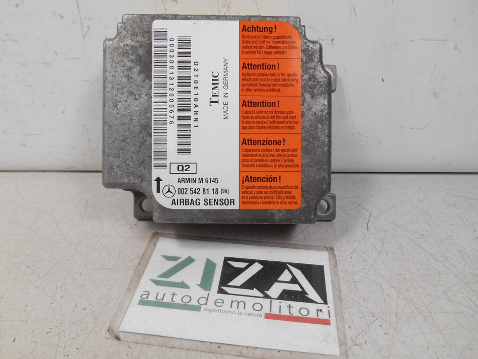 Centralina Airbag Mercedes ML W163 2000 0025428118 NO CRASH
