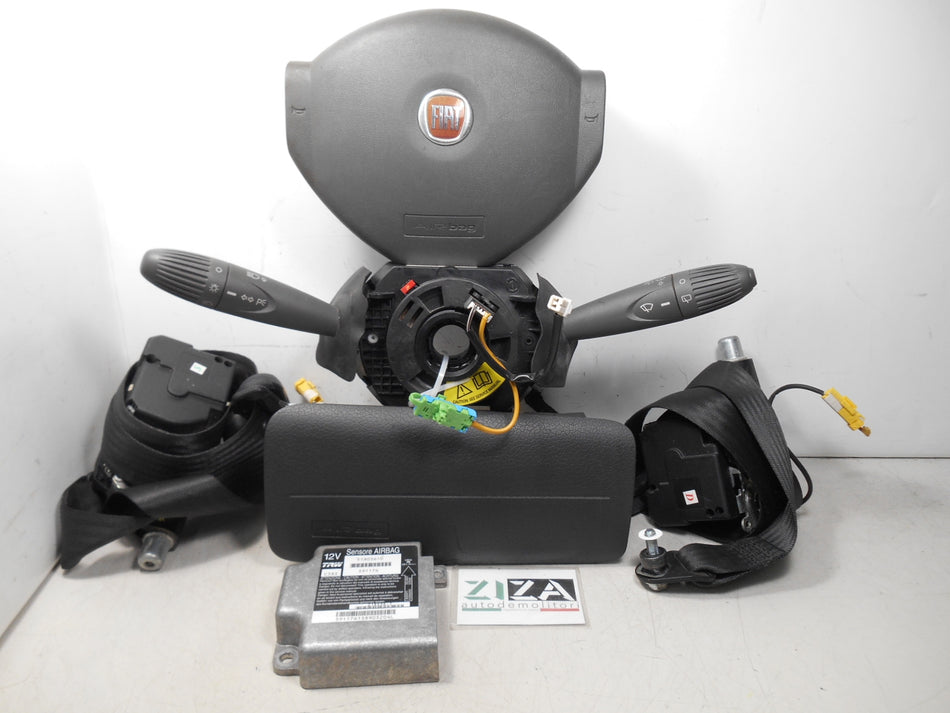 Kit Airbag Fiat Panda 169 2009 51803610 735460952 735436545 Logo Rosso
