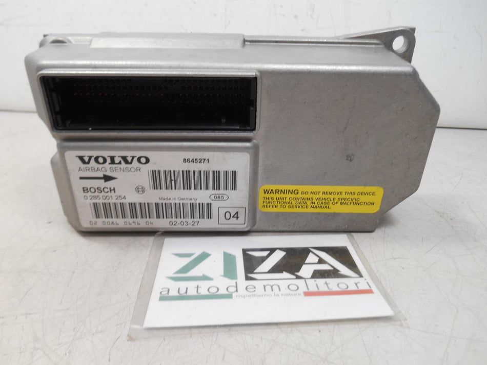 Centralina Airbag Volvo V70 II 2002 8645271 0285001254 NO CRASH
