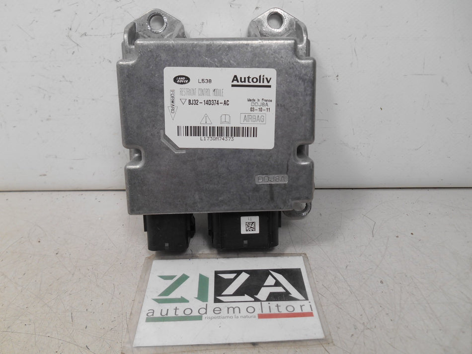 Centralina Airbag Range Rover Evoque I 2012 BJ32-14D374-AC CON CRASH