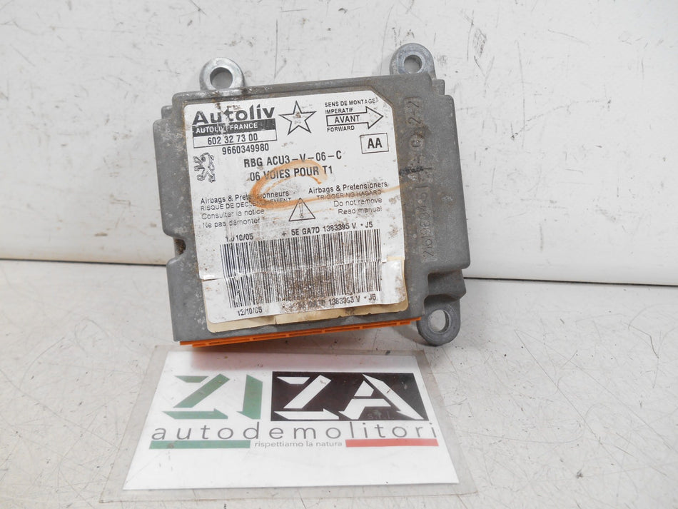 Centralina Dispositivi Peugeot 206 2006 9660349980 NO CRASH