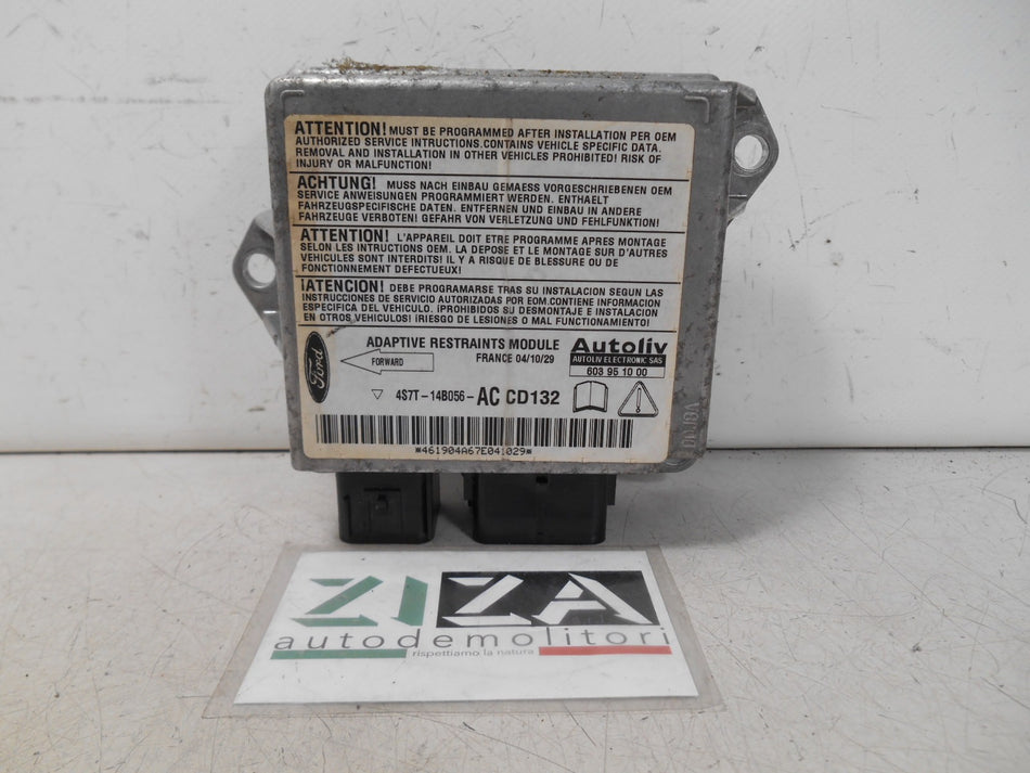 Centralina Airbag Ford Mondeo II 2005 4S7T-14B056-AC NO CRASH