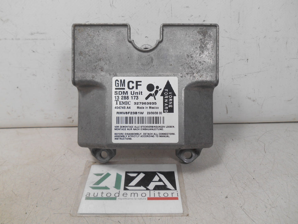Centralina Airbag Opel Zafira B 2009 13288173 NO CRASH