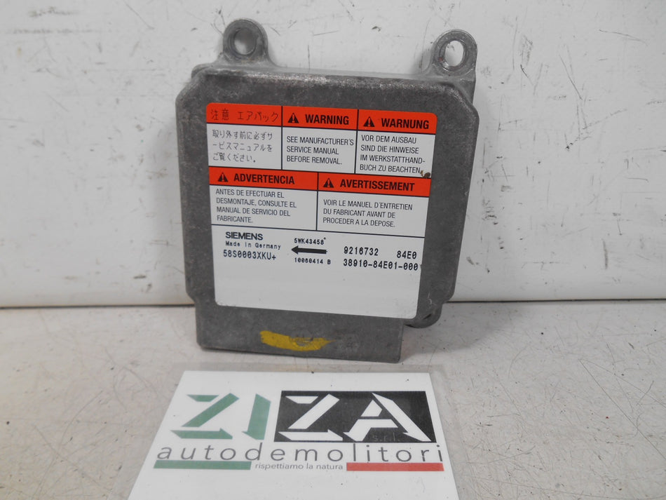 Centralina Airbag Opel Agila A 2006 9216732 38910-84E01 No Crash