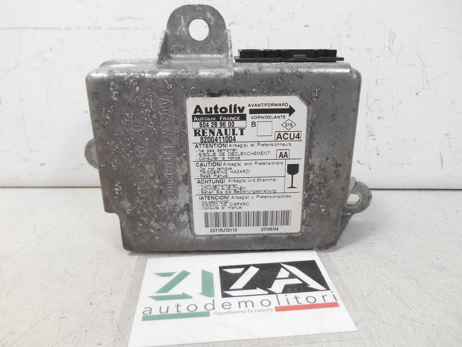 Centralina Airbag Renault Megane II 2004 8200411004 No Crash