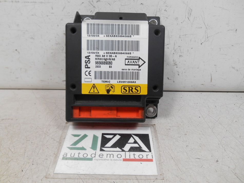 Centralina Airbag Citroen C3 I 2004 9656889080 NO CRASH