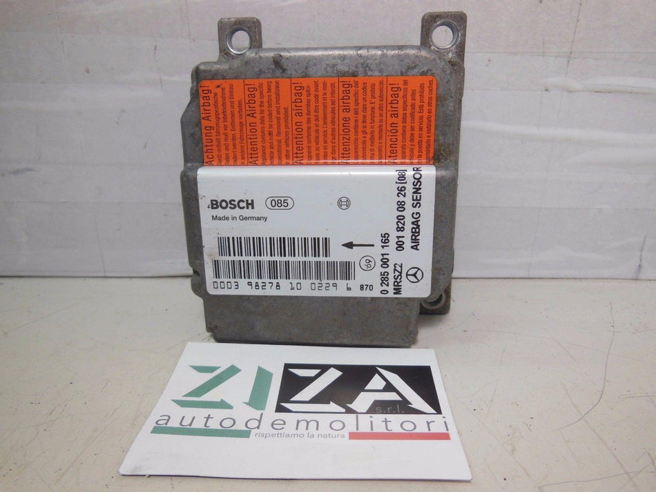 Centralina Airbag Mercedes W210 E280 1998 0285001165 0018200826 Con Crash
