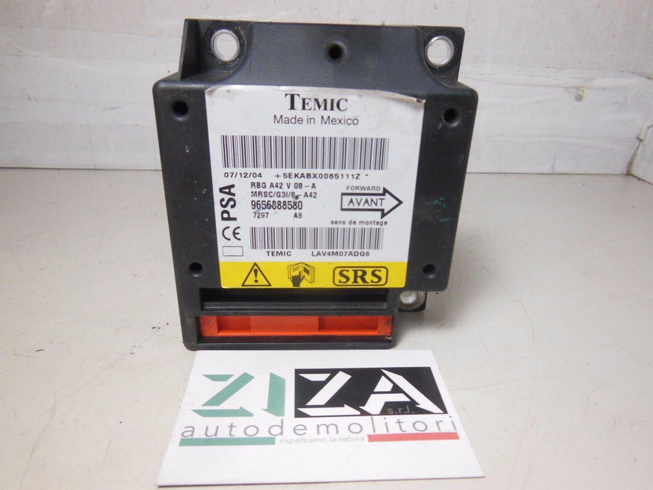 Centralina Airbag Citroen C3 Pluriel 2005 9656888580 Con Crash