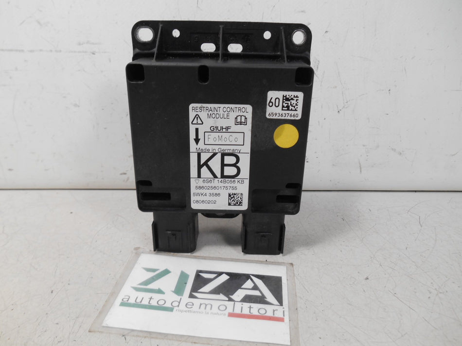 Centralina Airbag Ford Fiesta V 2006 6S6T-14B056-KB NO CRASH
