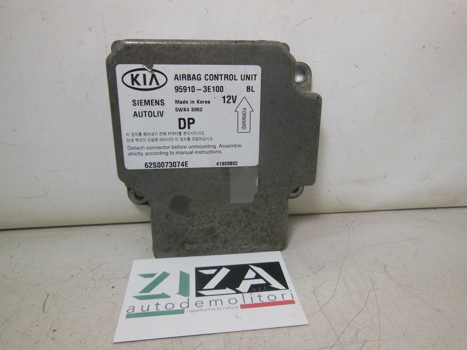 Centralina Airbag Kia Sorento 2003 95910-3E100 No Crash