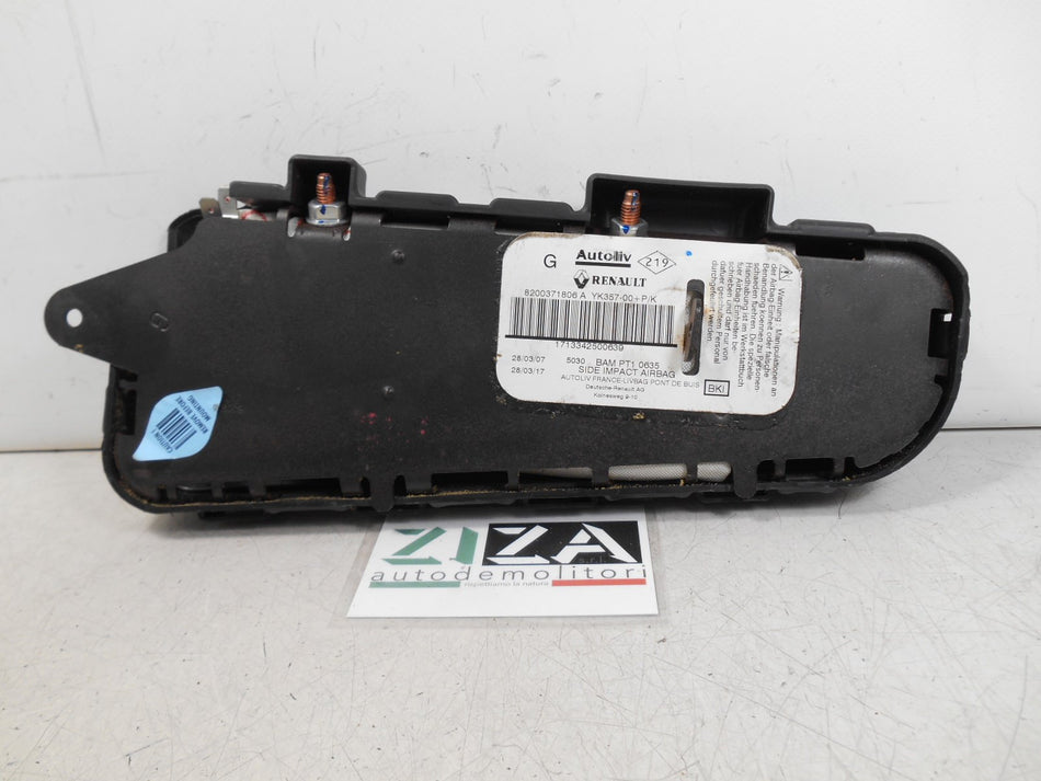 Airbag Laterale Sedile Sinistro Renault Megane II 2007 8200371806A