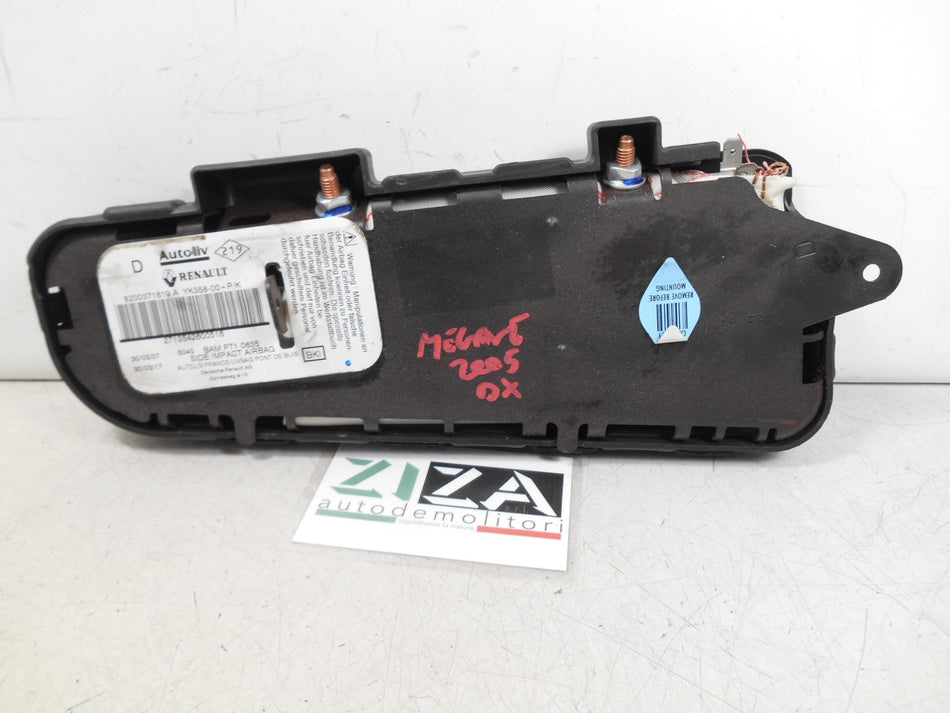 Airbag Laterale Sedile Destro Renault Megane II 2007 8200371819A