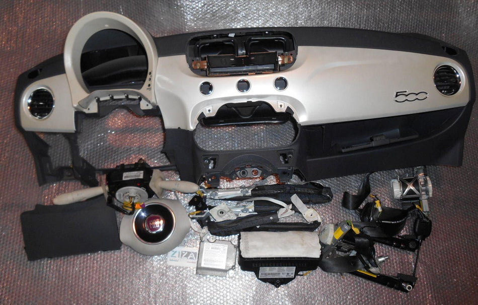 Kit Airbag Cruscotto Fiat 500 312 2009 51848079 735454019 735452882