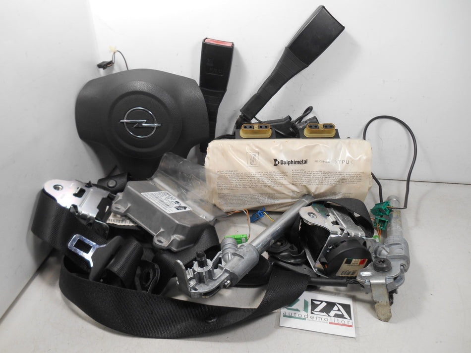 Kit Airbag Opel Corsa D 3 Porte 2007 13187528 13235770