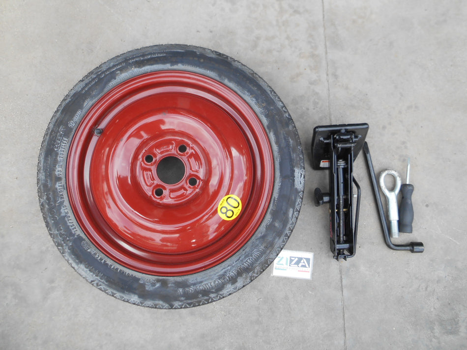 Ruotino + Kit Suzuki Swift IV 2005 T125/70R15 95M ET45 4 fori 4Jx15H