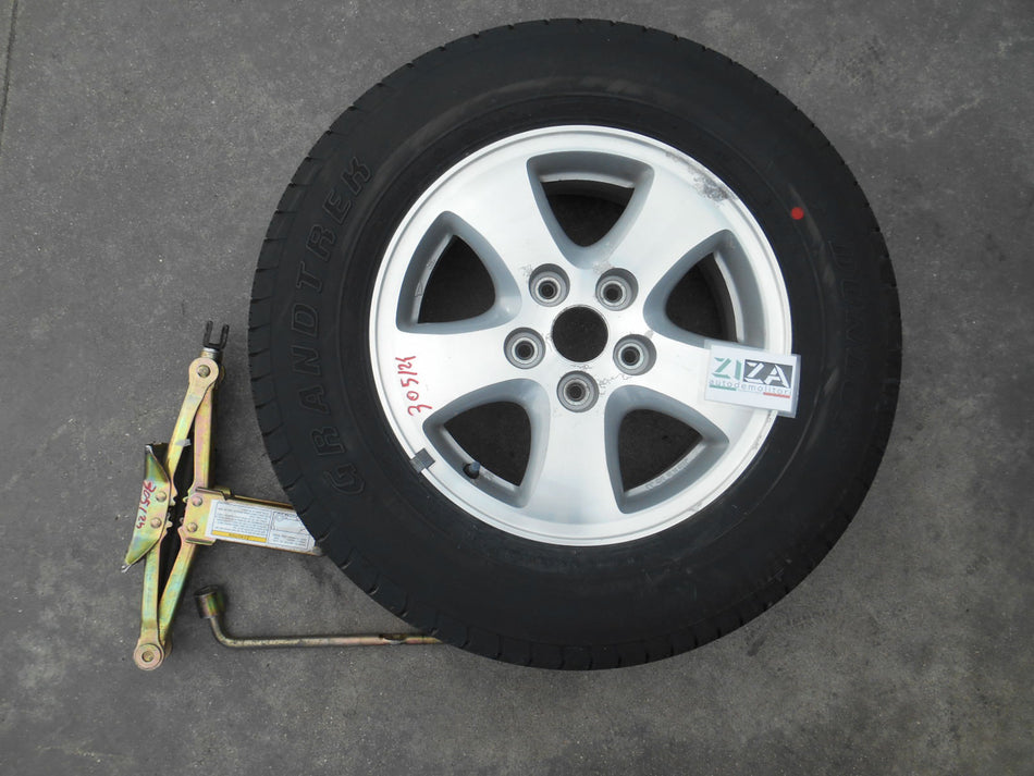 Ruota di Scorta + Cric Daihatsu Terios J100 1999 205/70R15 95S J15x5,5JJ