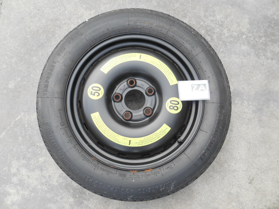 Ruotino di Scorta Mercedes W245 B200 2006 T125/90R16 98M 1694000802 ET32 3.50Bx16H2
