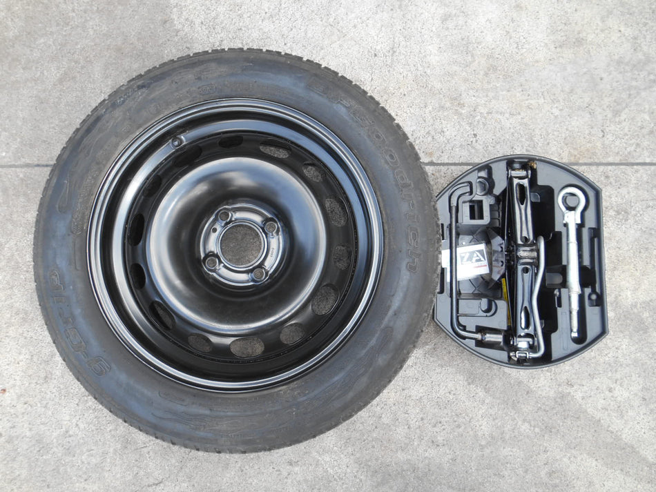 Ruota di Scorta + Kit Peugeot 3008 I 2010 205/55R16 91W 7Jx16H2 9656868180