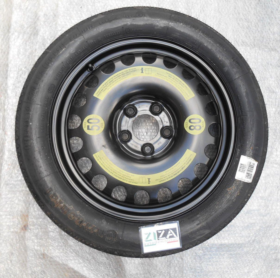 Ruota di Scorta Mercedes W211 E220 Berlina 2008 T155/70R17 110M 2194000002 4.00Bx17H2