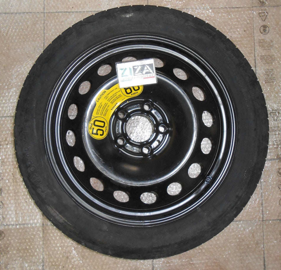 Ruotino di Scorta Volvo S60 2002 9209872 T125/80R17 99M 4.00Bx17x50