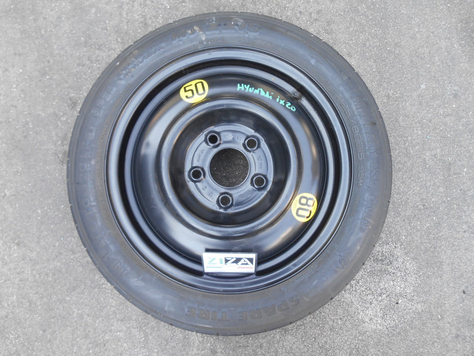 Ruota di Scorta Hyundai ix20 2012 52910-1H900 T125/80D15 95M 4Tx15 ET30