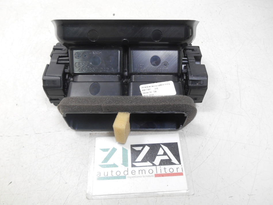 Connettore Bocchette Aria Tunnel + Attuatori Audi A6 C8 2019 4K0857042A ZBAT0101D00