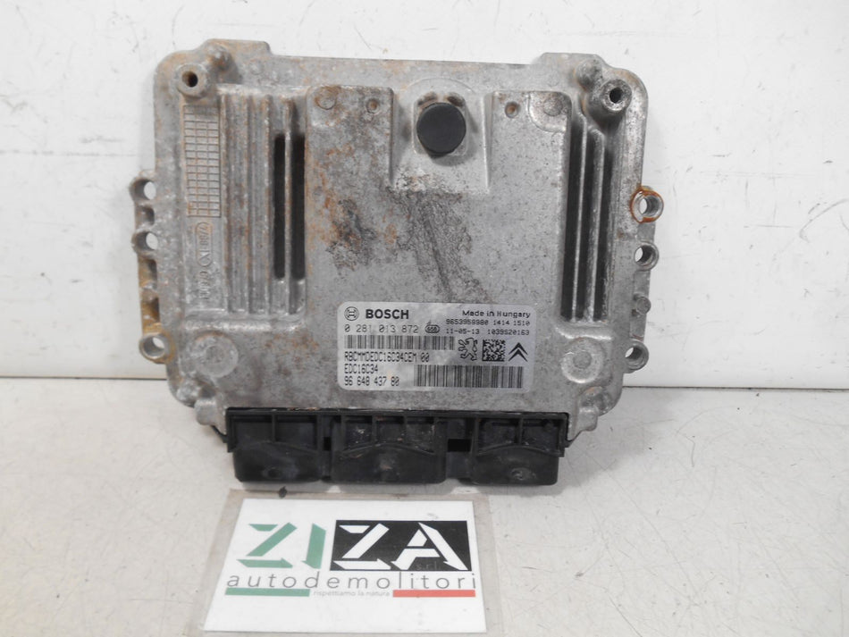 Centralina Motore Citroen Berlingo II 1.6 HDI 75cv 9HT 2011 9664843780