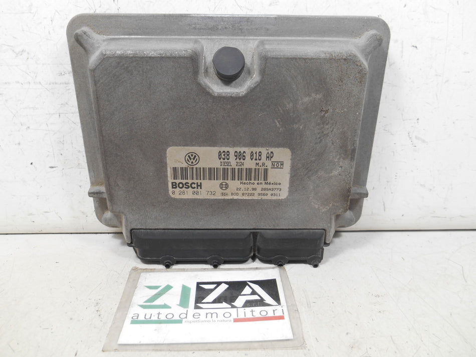 Centralina Motore VW New Beetle 1.9 66kw 90cv ALH 1999 038906018AP 0281001732