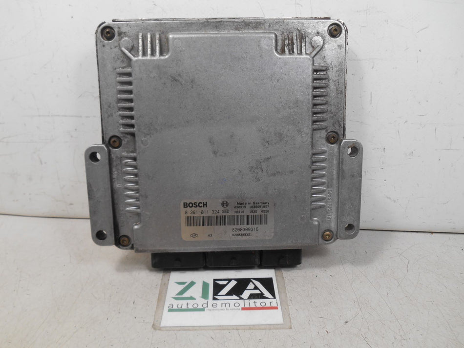 Centralina Motore Renault Scenic 1.9 2002 0281011324 8200309316 8200309321