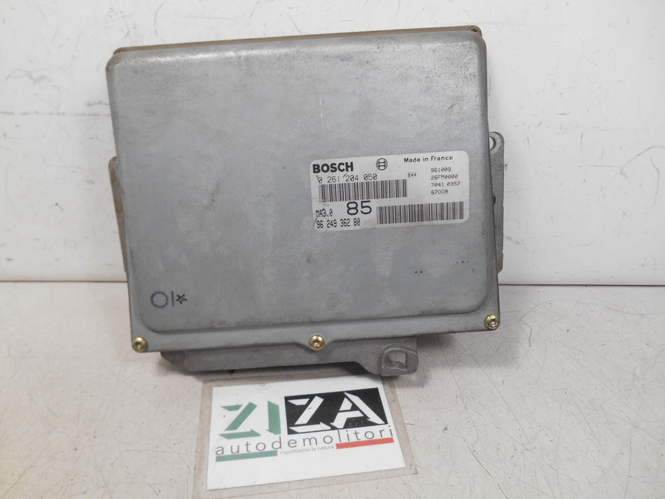Centralina Motore Citroen AX 1.0 50cv CDZ 1997 9624936280 0261204050