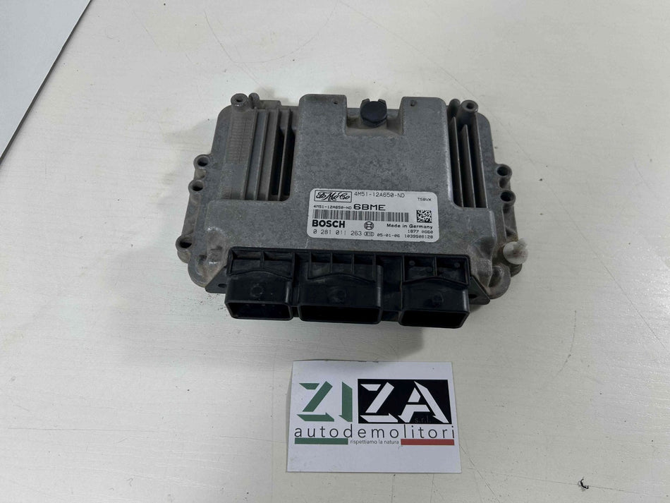 Centralina Motore Ford Focus C-Max 1.6 80kw 109cv G8DA 2005 4M51-12A650-ND 0281011263