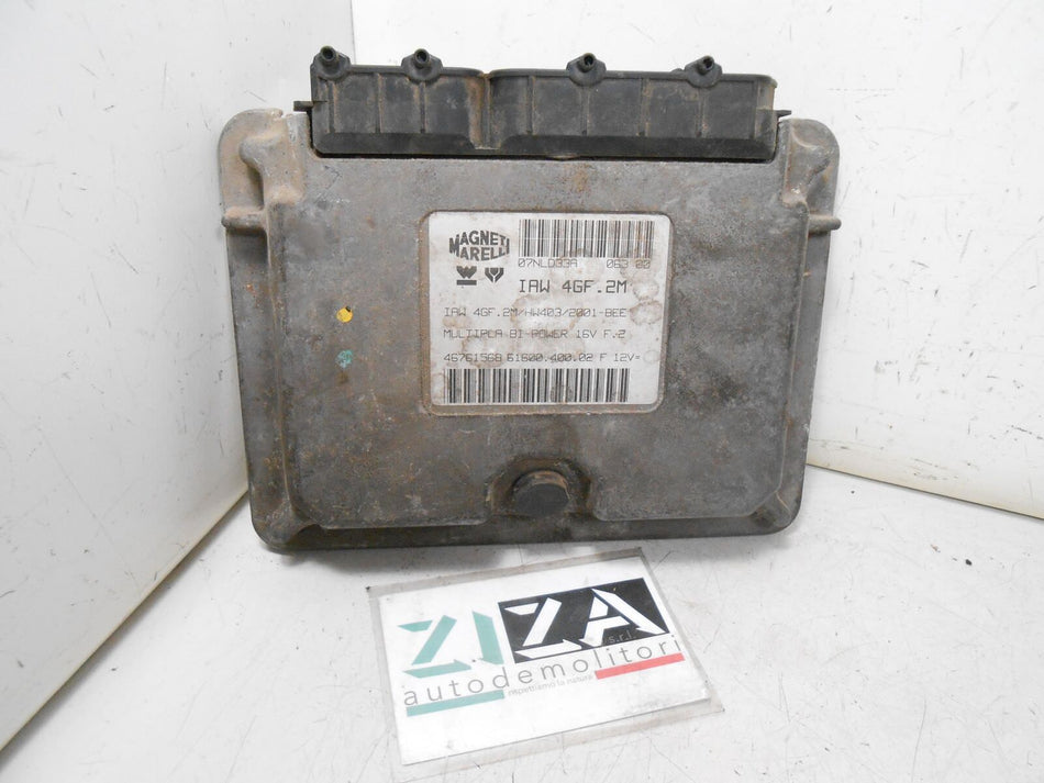 Centralina Motore Fiat Multipla I 1.6 76kw Bi-Power 186A4000 2000 46761568
