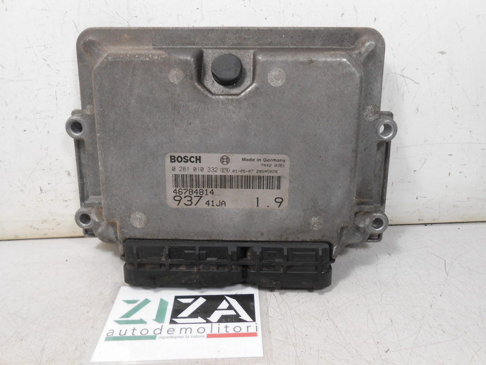 Centralina Motore Alfa 147 1.9 JTD 115cv 937A2000 2001 0281010332 46784814