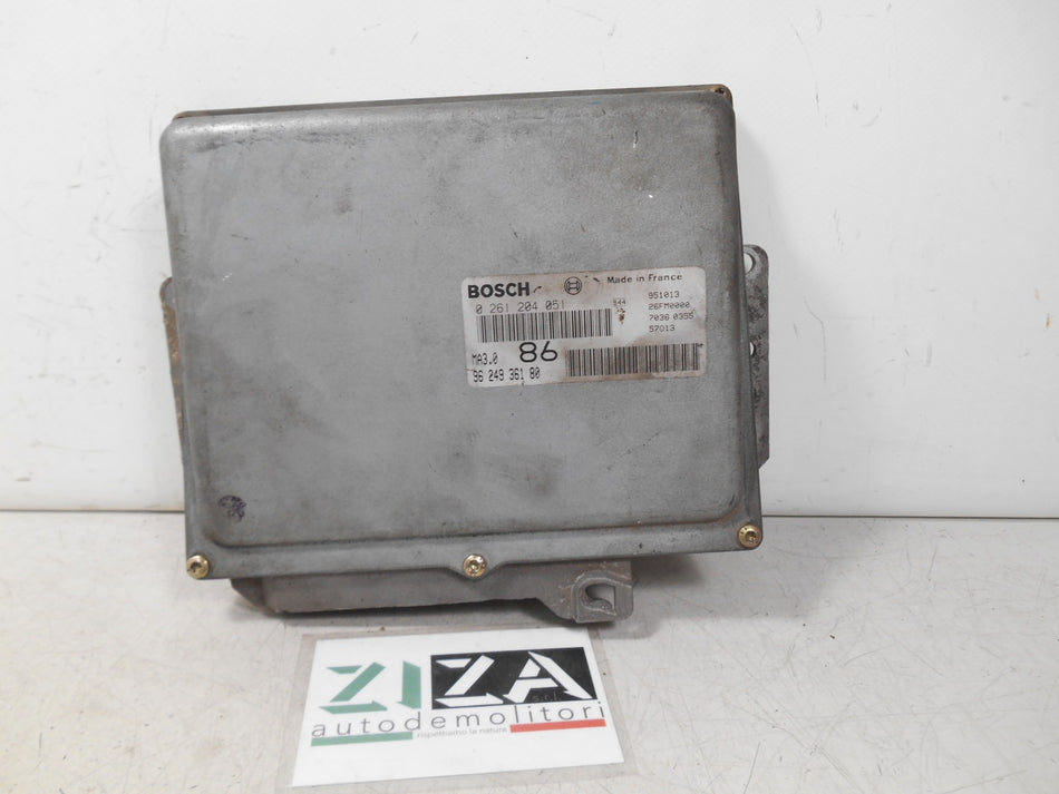 Centralina Motore Citroen AX 1.0 37kw 50cv CDZ 1996 9624936180 0261204051