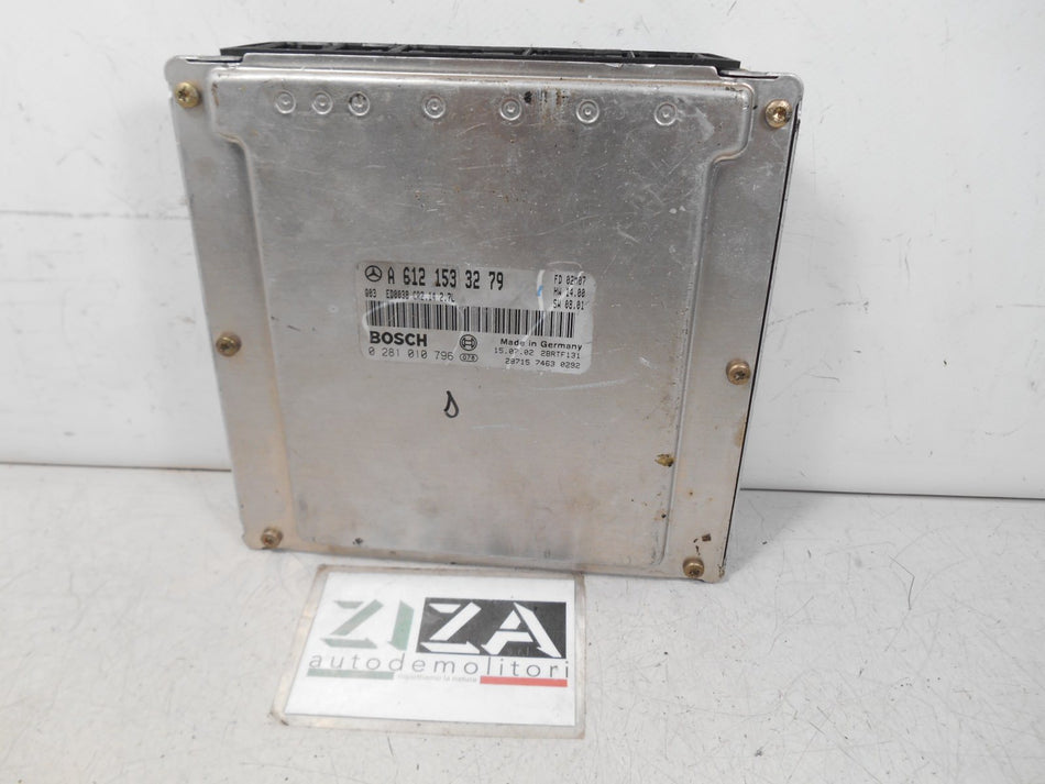 Centralina Motore Mercedes ML W163 2.7 120kw 612963 2000 A6121533279 0281010796