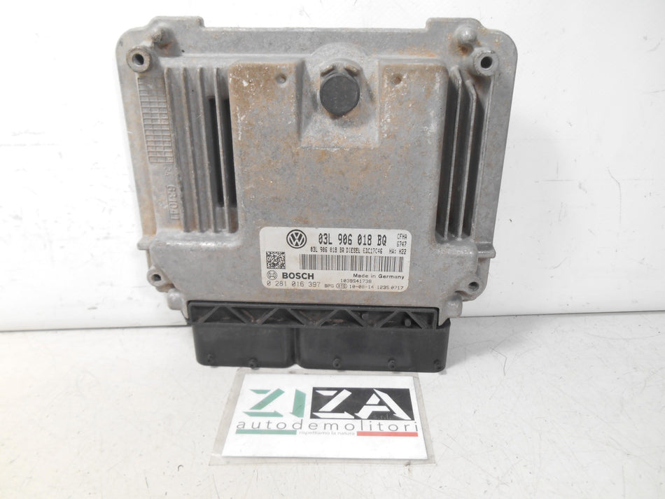 Centralina Motore Skoda Yeti 2.0 TDI 4X4 110cv CFH 2010 03L906018BQ 0281016397