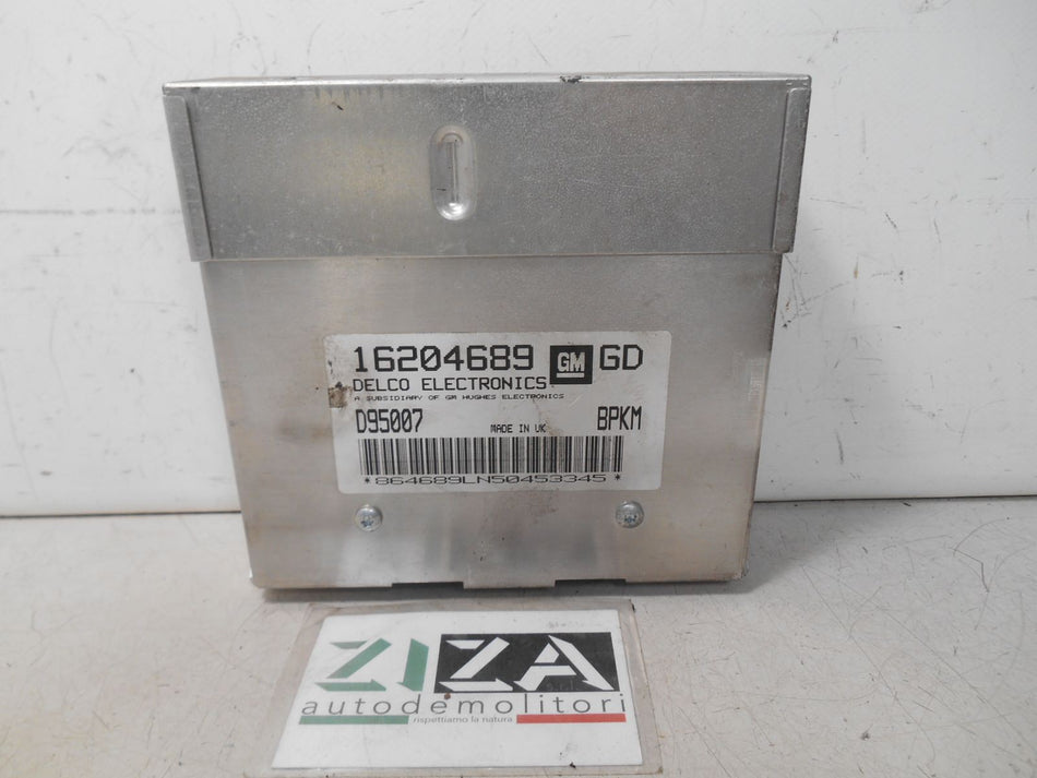 Centralina Motore Opel Corsa B 1.0 43kw Z10XE 2001 16204689 GD